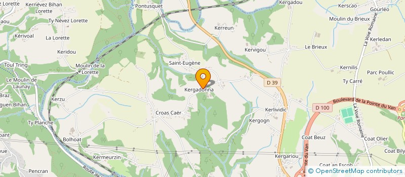 localisation de l'entreprise CAT CLUB DU GRAND OUEST à QUIMPER