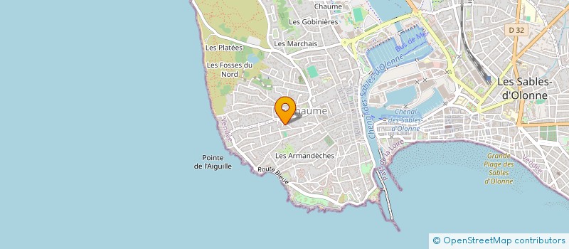 localisation de l'entreprise CAT&CO à LES SABLES D'OLONNE