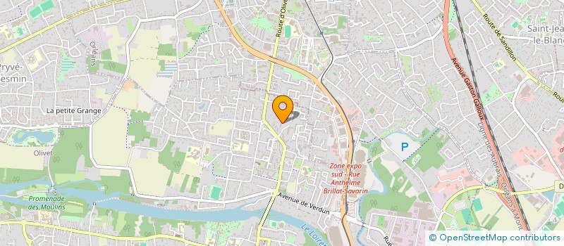 localisation de l'entreprise CAT'CONSULTING à OLIVET