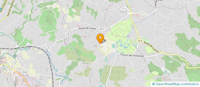 localisation de l'entreprise CAT DE LA BASTIDE à CHATEAUNEUF-GRASSE