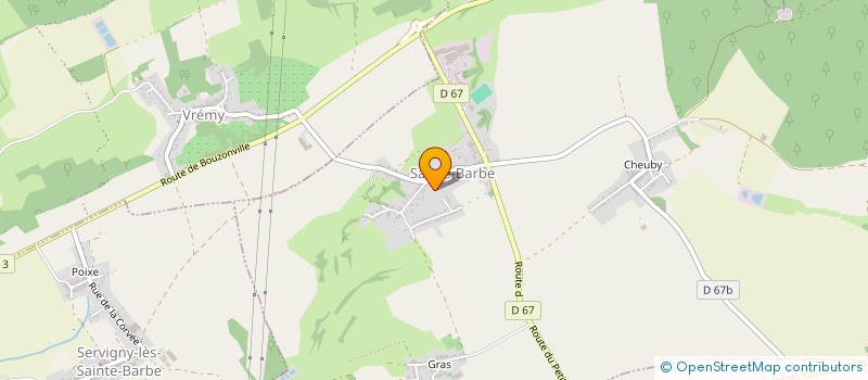 localisation de l'entreprise CAT DIFFUSION  SAINTE-BARBE