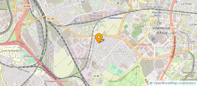 localisation de l'entreprise CAT DISTRIBUTION  LEZENNES