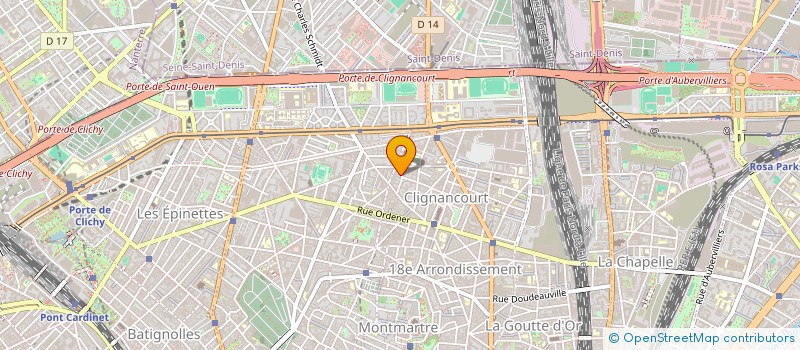 localisation de l'entreprise CAT-ELEC à PARIS