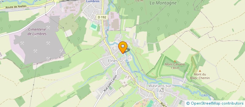 localisation de l'entreprise CAT'ESSARS  ELNES