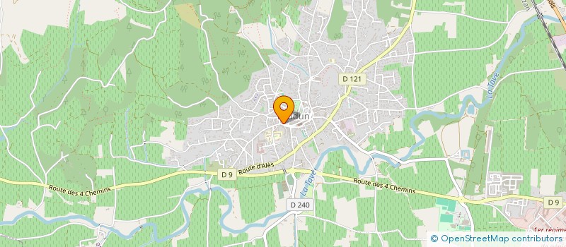 localisation de l'entreprise CAT ET DO RESTO  LAUDUN-L'ARDOISE