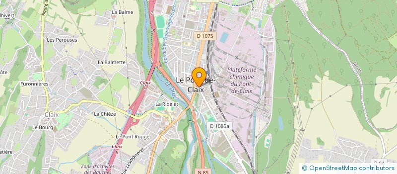 localisation de l'entreprise CAT'FLOR  LE PONT-DE-CLAIX