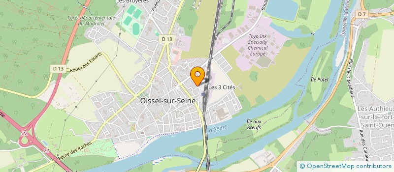 localisation de l'entreprise CAT FRET à OISSEL