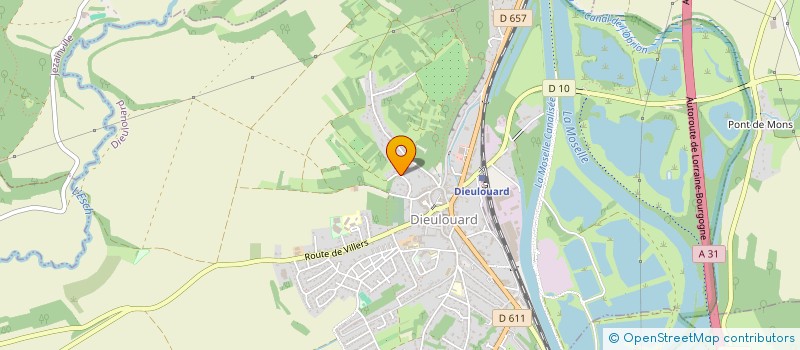 localisation de l'entreprise CAT'G  DIEULOUARD