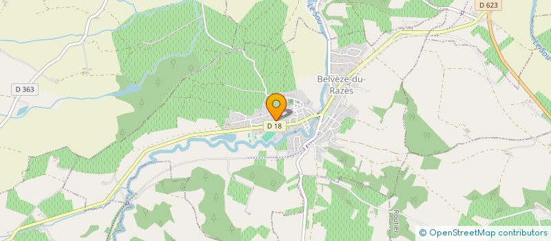 localisation de l'entreprise CAT-H-ART à BELVEZE-DU-RAZES