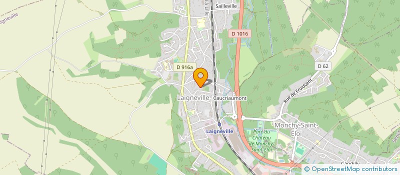 localisation de l'entreprise CAT'I MINICAT  LAIGNEVILLE