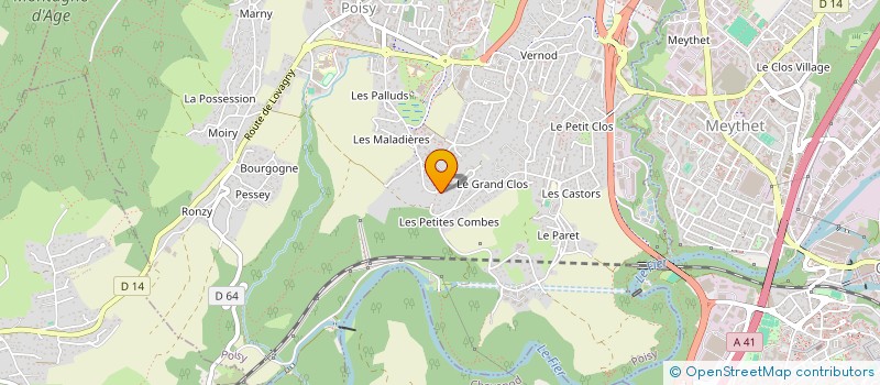 localisation de l'entreprise CAT INVEST  HABERE-POCHE