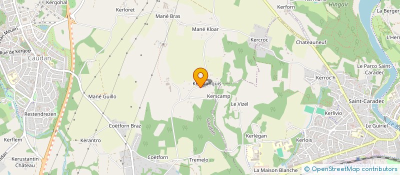 localisation de l'entreprise CAT.LG  CAUDAN