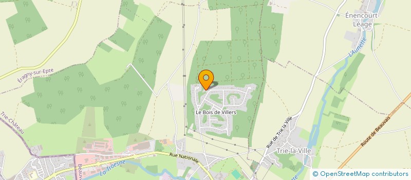 localisation de l'entreprise CAT-MOKA  TRIE-CHATEAU