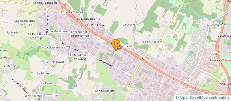 localisation de l'entreprise CAT PARTICIPATIONS à SAINT-HERBLAIN