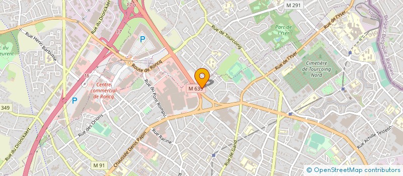 localisation de l'entreprise CAT PATTES SOS  TOURCOING