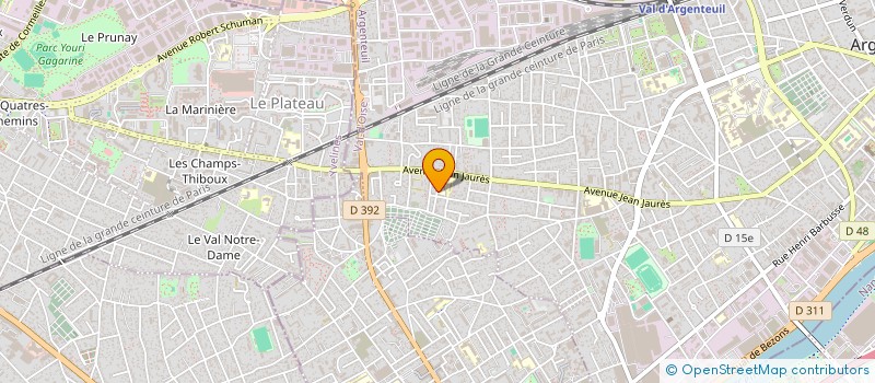 localisation de l'entreprise CAT & RING EVENT  ARGENTEUIL