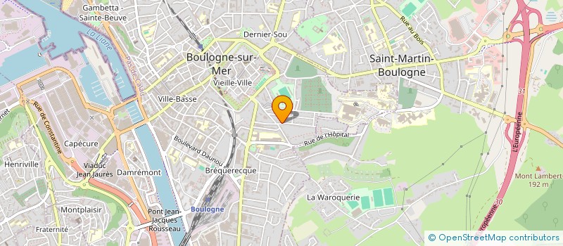localisation de l'entreprise CAT'RORO 62 à BOULOGNE-SUR-MER