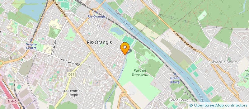 localisation de l'entreprise CAT'S SILVER  RIS-ORANGIS