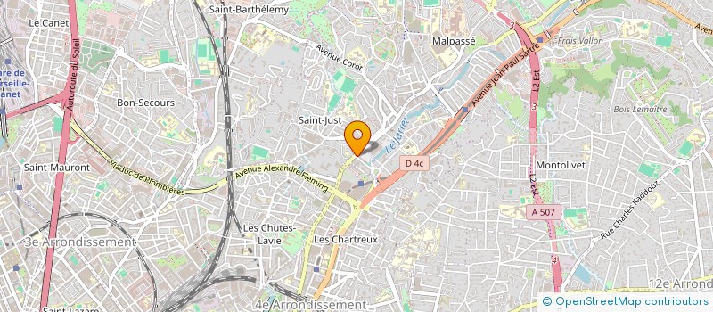 localisation de l'entreprise CAT'S SPORT AND DANCE à MARSEILLE