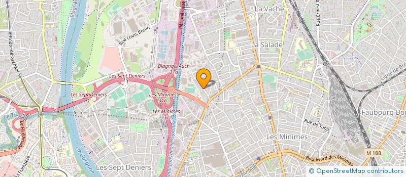 localisation de l'entreprise CAT SIZE 'LA LUNA LOCA'  TOULOUSE