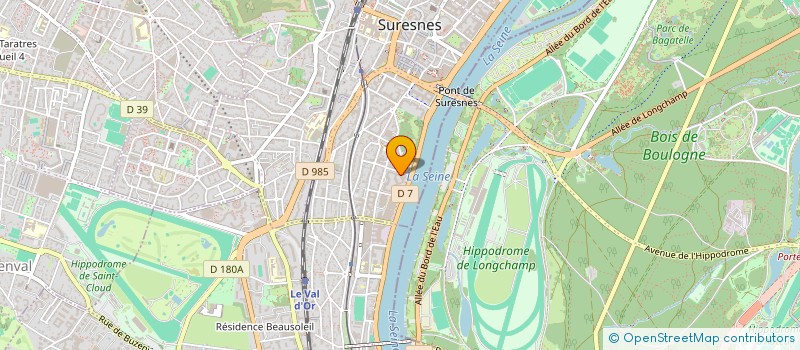 localisation de l'entreprise CAT SOCO 6 à SURESNES