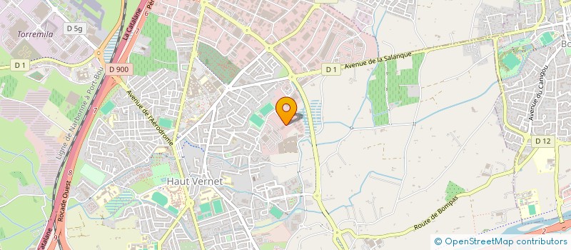 localisation de l'entreprise CATA INVEST à PERPIGNAN