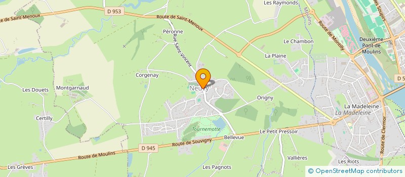 localisation de l'entreprise CATA-MARRANT  NEUVY