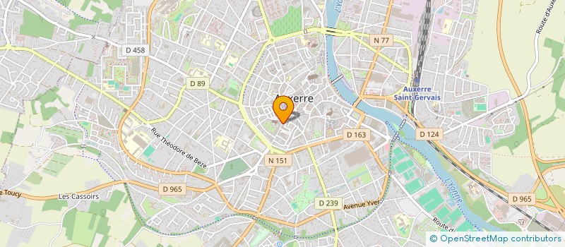 localisation de l'entreprise CATA STRHOF à AUXERRE