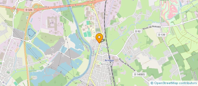 localisation de l'entreprise CATA'VENIR à ARNAGE