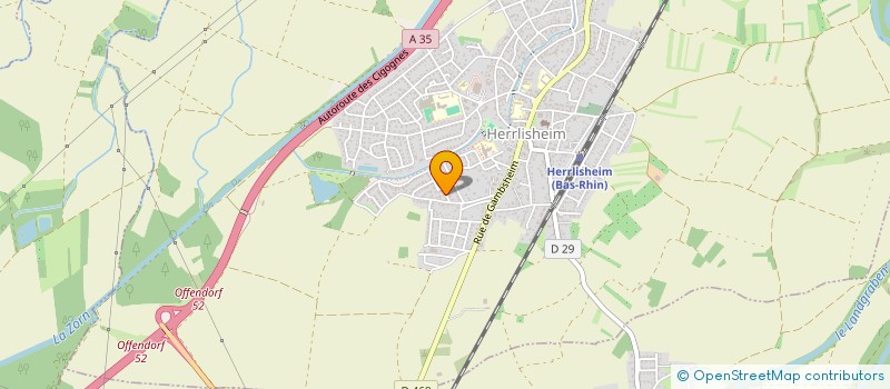 localisation de l'entreprise CATACOMBE  HERRLISHEIM