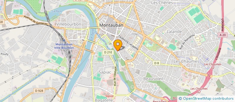 localisation de l'entreprise CATAGALOU  MONTAUBAN