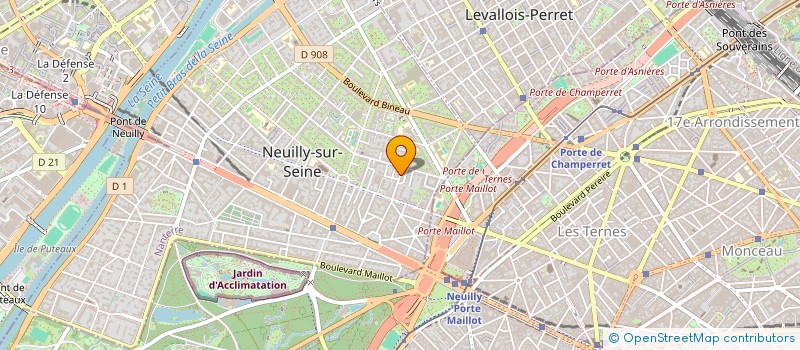 localisation de l'entreprise CATAIRTECH à NEUILLY-SUR-SEINE