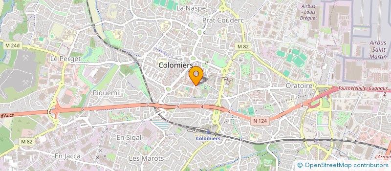 localisation de l'entreprise CATALA & ASSOCIES à COLOMIERS