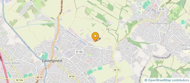 localisation de l'entreprise CATALA HOLDING  CASTELGINEST