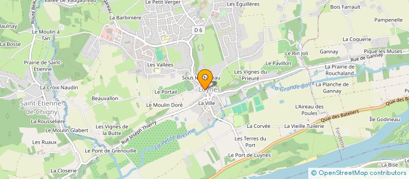 localisation de l'entreprise CATALA HUGUET  LUYNES