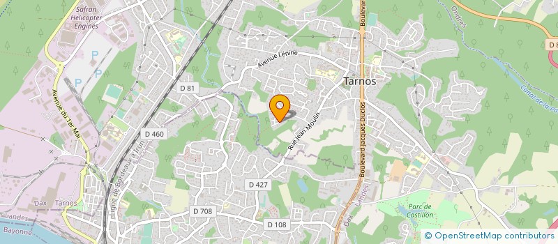 localisation de l'entreprise CATALAIN à TARNOS