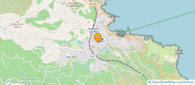 localisation de l'entreprise CATALAN 66 ANTINUISIBLES  BANYULS-SUR-MER