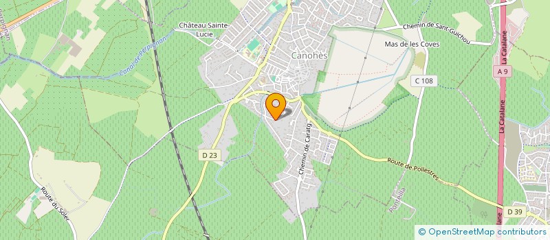 localisation de l'entreprise CATALAN EVENTS  CANOHES