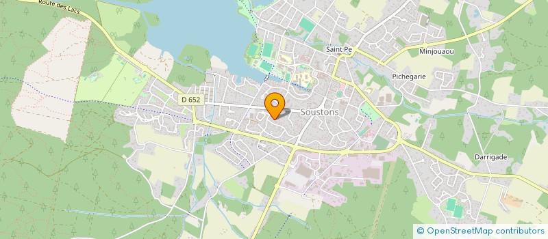 localisation de l'entreprise CATALANDAISE  SOUSTONS