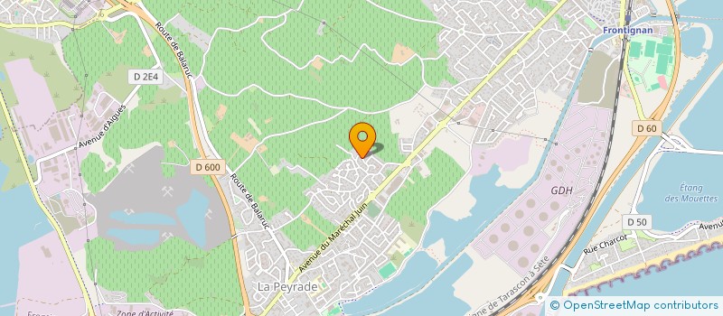 localisation de l'entreprise CATALANE à FRONTIGNAN