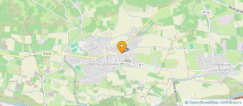 localisation de l'entreprise CATALANE DU FROID  PEZILLA-LA-RIVIERE