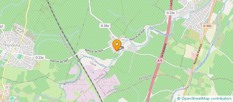 localisation de l'entreprise CATALANLOLIQUE  PONTEILLA