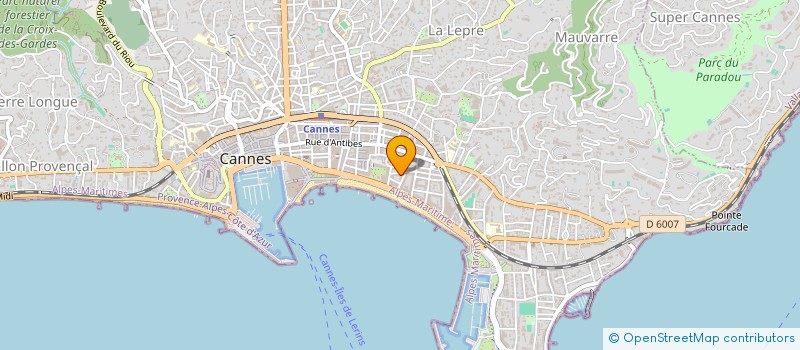 localisation de l'entreprise CATALANO&COSULICH SHIPPING SCES FRANCE à CANNES