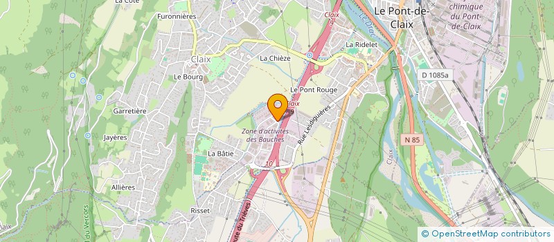 localisation de l'entreprise CATALANO TRANSPORT à CLAIX