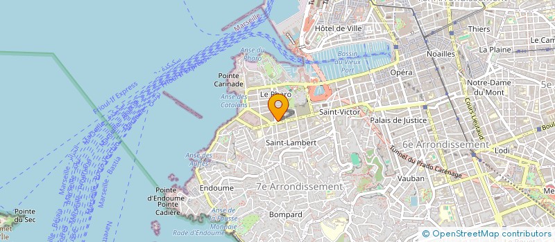 localisation de l'entreprise CATALANS  MARSEILLE