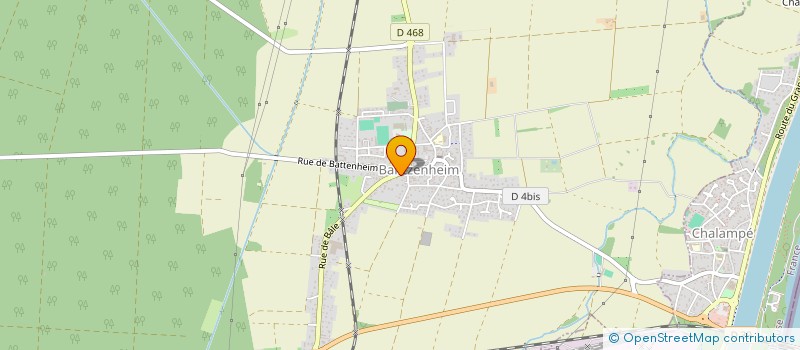 localisation de l'entreprise CATALE  BANTZENHEIM