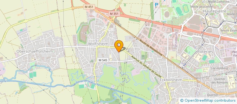 localisation de l'entreprise CATALEYA RENOV  WOLFISHEIM