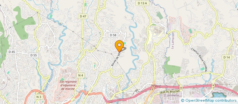 localisation de l'entreprise CATALFA  FORT-DE-FRANCE