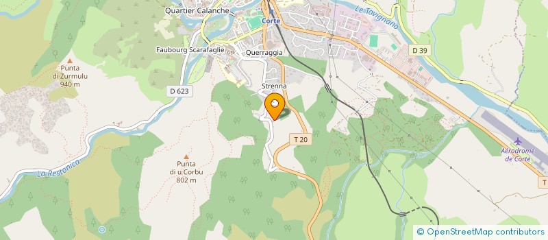 localisation de l'entreprise CATALI à CORTE