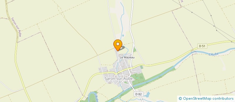 localisation de l'entreprise CATALIEXA  SARON-SUR-AUBE
